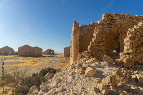 Ancient ruins in israeli negev desert travel