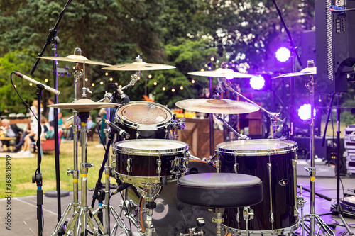 Photography Outdoor drum kit