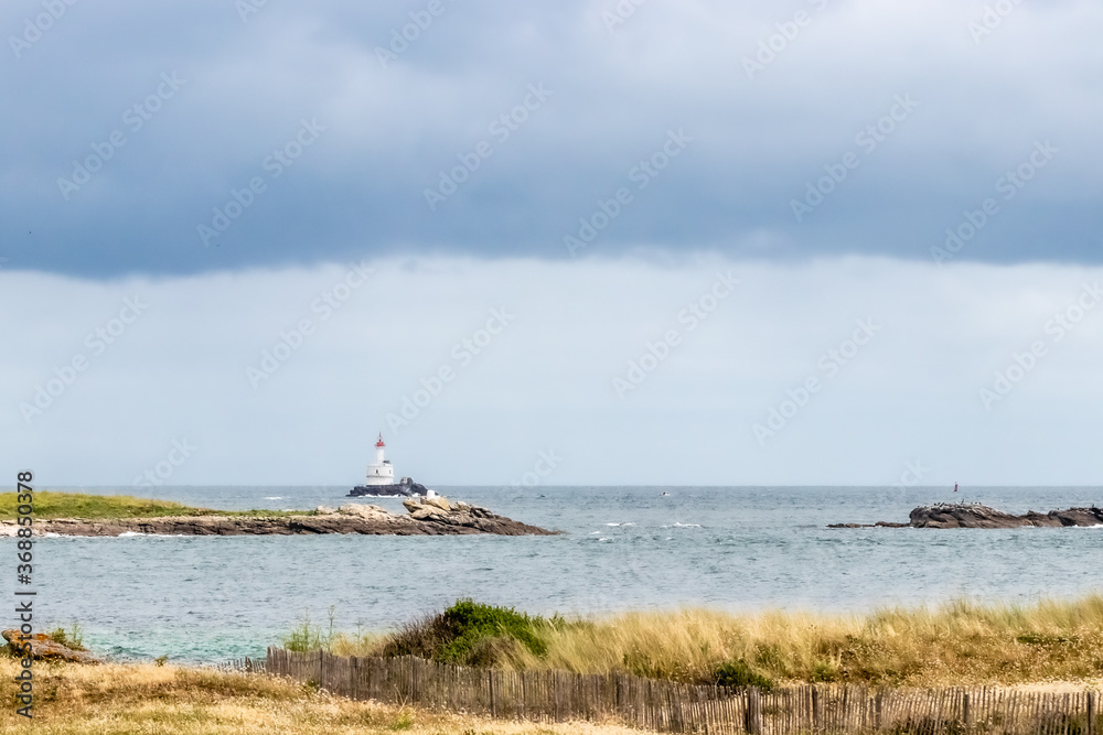 Fototapeta premium the wild coast of the Quiberon peninsula