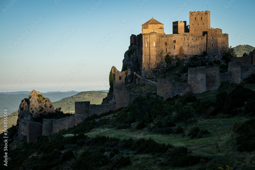 Obraz premium Loarre castle, Huesca, Spain