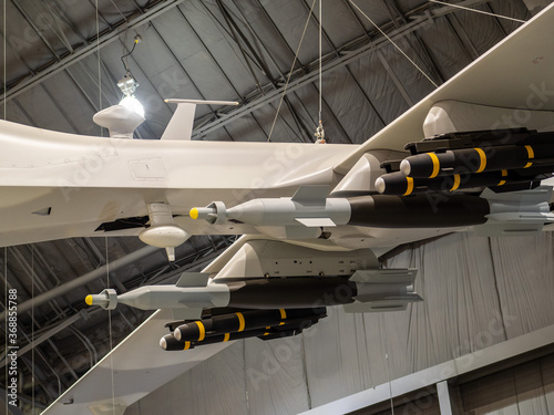 Missiles on an American Fighter Plane