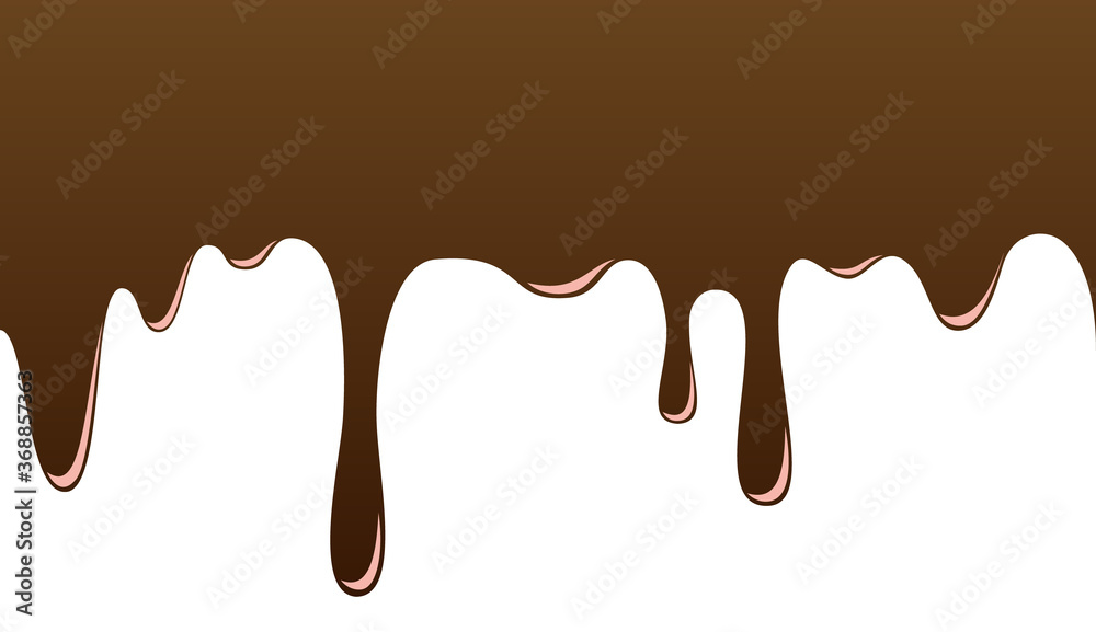 溶けたチョコレート 溶けたチョコレート