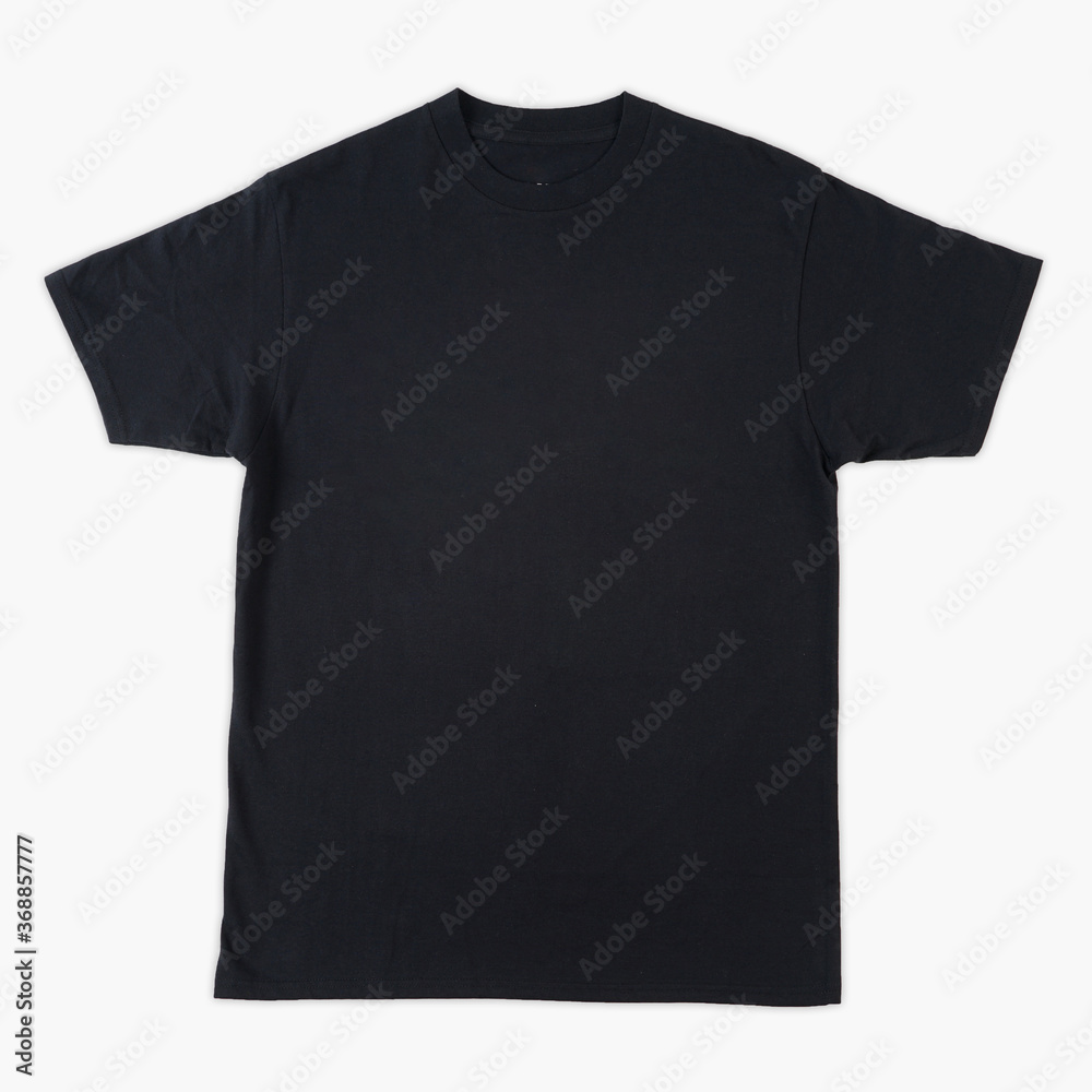 Blank black shirt mock up template, front view, isolated on white background, plain t-shirt mockup. Tee sweater sweatshirt design presentation for print. Blank black shirt mock up template, front view, isolated on white background, plain t-shirt mockup. Tee sweater sweatshirt design presentation for print.