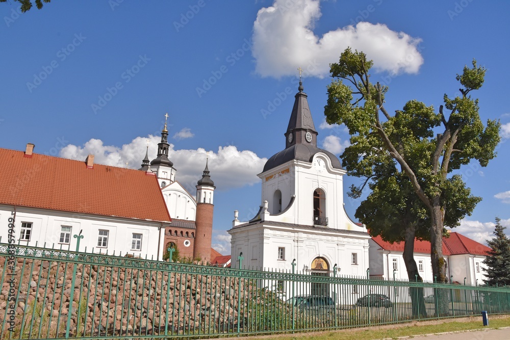Obraz premium Cerkiew Zwiastowania NMP, Prawosławny Monaster Zwiastowania Przenajświętszej Bogarodzicy w Supraślu