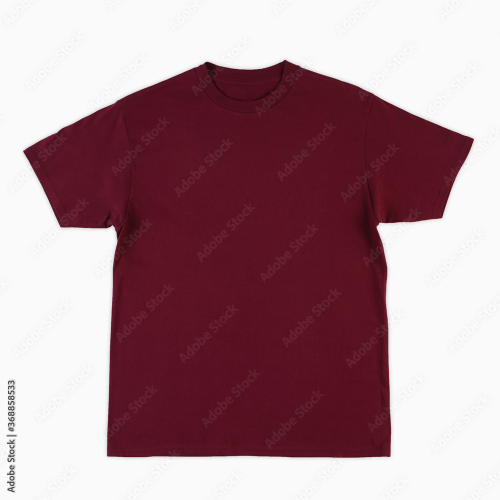 Blank red shirt mock up template, front view, isolated on white background, plain t-shirt mockup. Tee sweater sweatshirt design presentation for print. Blank red shirt mock up template, front view, isolated on white background, plain t-shirt mockup. Tee sweater sweatshirt design presentation for print.