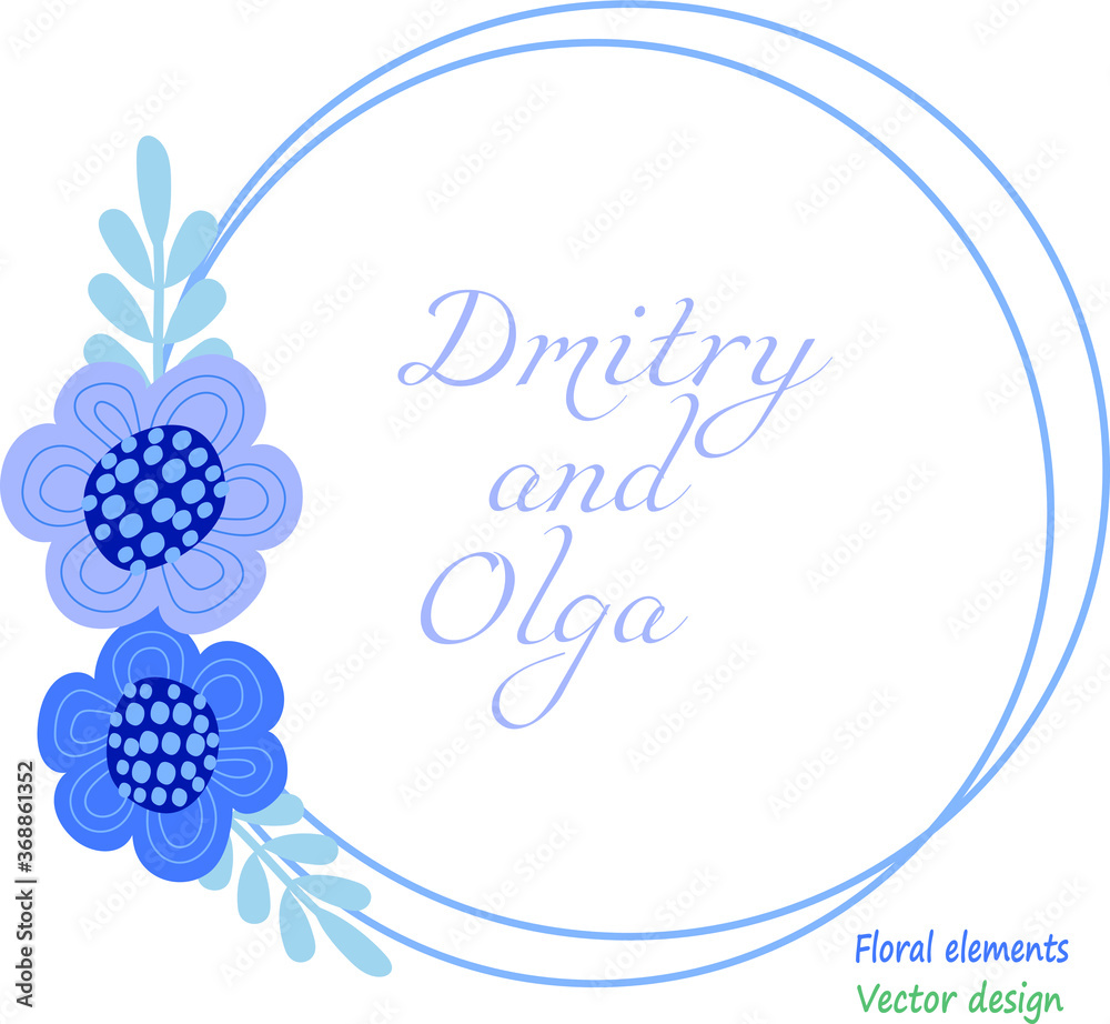 Trendy square art card with floral and geometric elements. Template for greeting, gratitude, invitation to a wedding, party, or save the date Trendy square art card with floral and geometric elements. Template for greeting, gratitude, invitation to a wedding, party, or save the date