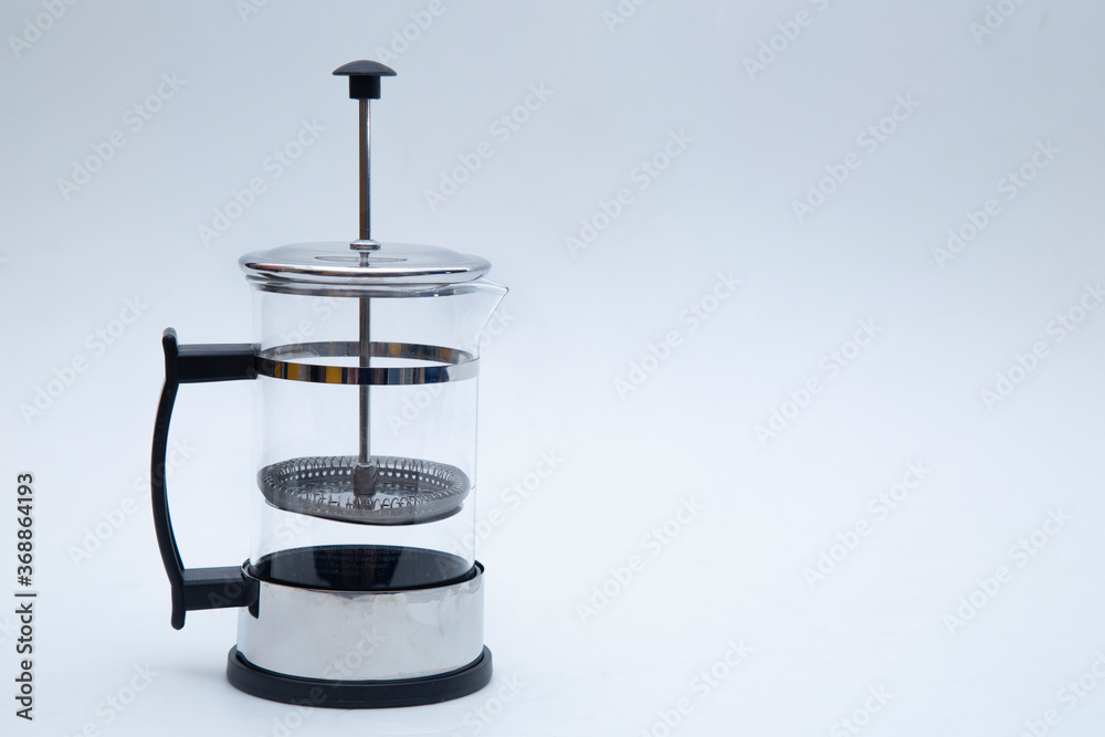 Teapot for tea leaves on a white background. Teapot for tea leaves on a white background.