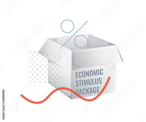 Economic Stimulus Package to Revive Economy - Illustration