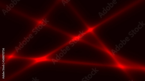 Red laser beams. Abstract background. Vector illustration. © Albert999