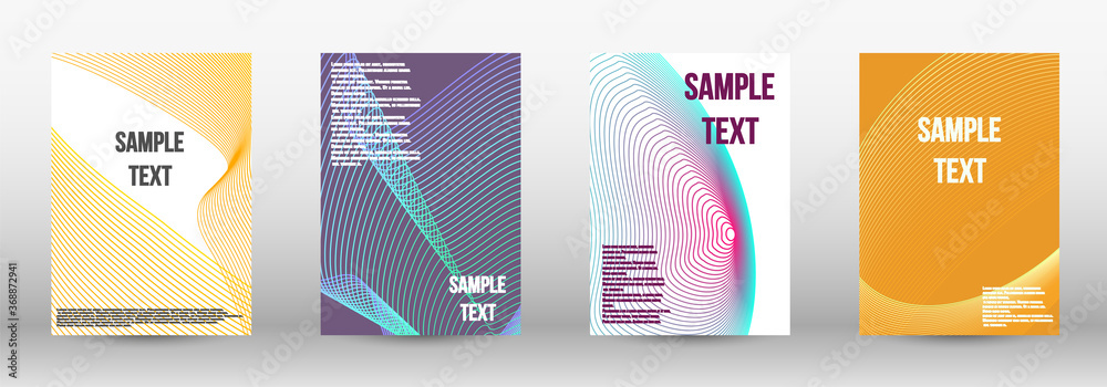 Geometric template with lines 