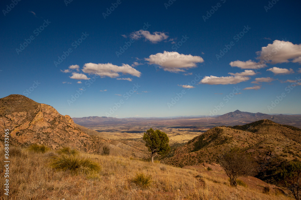 View of the San Pedro Valley from Coronado Peak