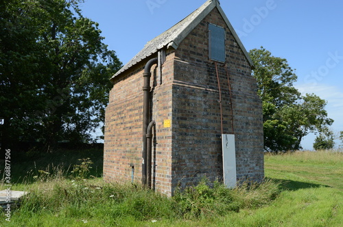 Photography Surviving unknown structure at the edge of a derelict First and Second World War