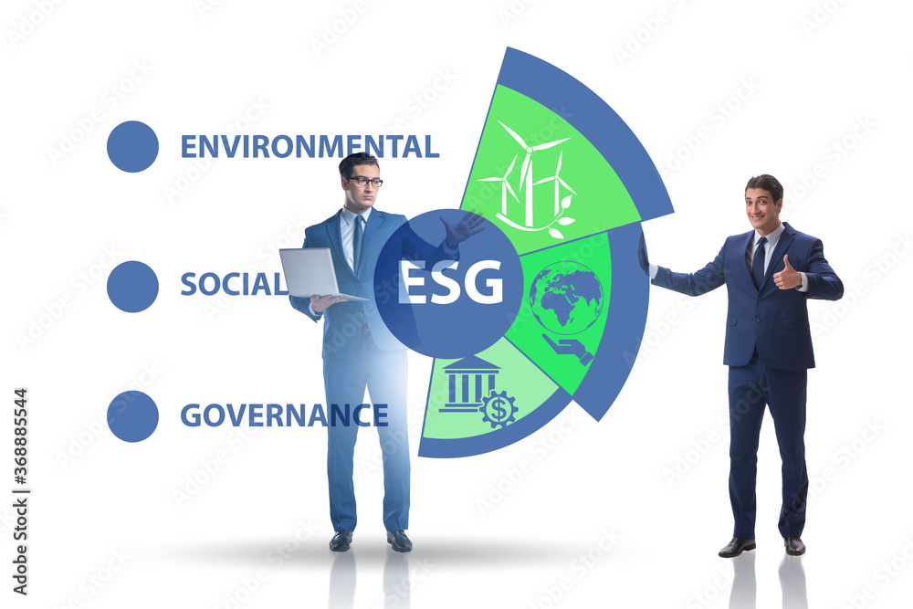 ESG concept as environmental and social governance with business ESG concept as environmental and social governance with business