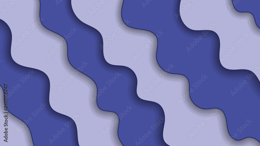 Abstract background with blue waves.