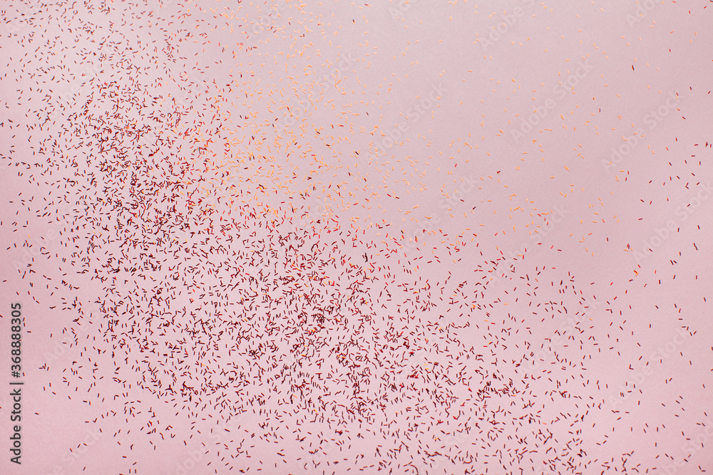 Coral abstract background with small red glitter Coral abstract background with small red glitter
