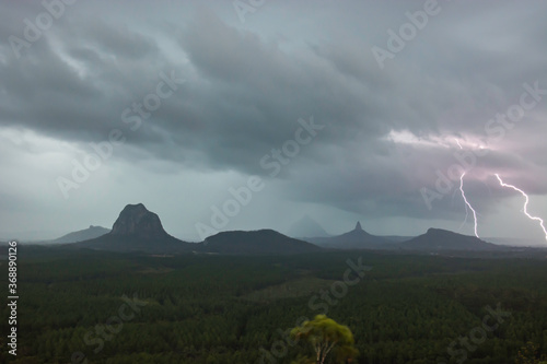 Glasshouse Mountains, Sunshine Coast Hinterland, Queensland, Australia