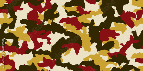 Camouflage background. Seamless pattern.Vector. 迷彩パターン