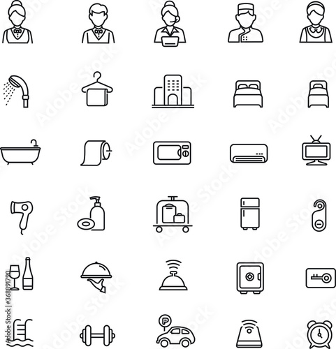 hotel outline icon