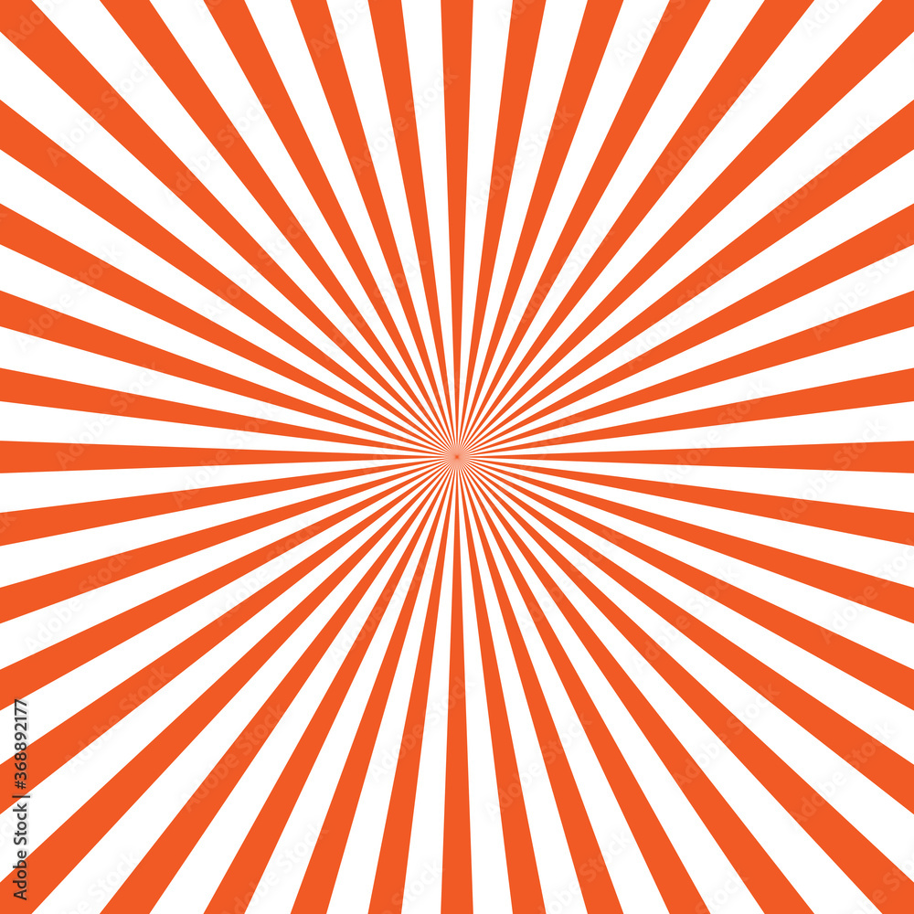 Fototapeta premium grunge sunburst orange abstract background