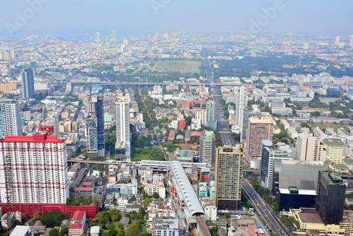 Overview of Bangkok City in Bangkok  Thailand