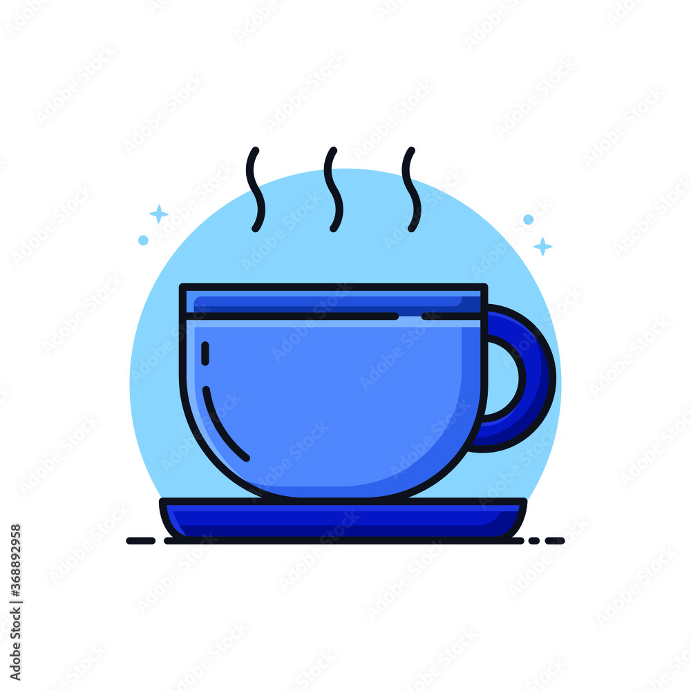 Hot Drink Cup Icon Logo Illustration. Coffee and Tea Mug Symbol Vector Cartoon Design
Hot Drink Cup Icon Logo Illustration. Coffee and Tea Mug Symbol Vector Cartoon Design