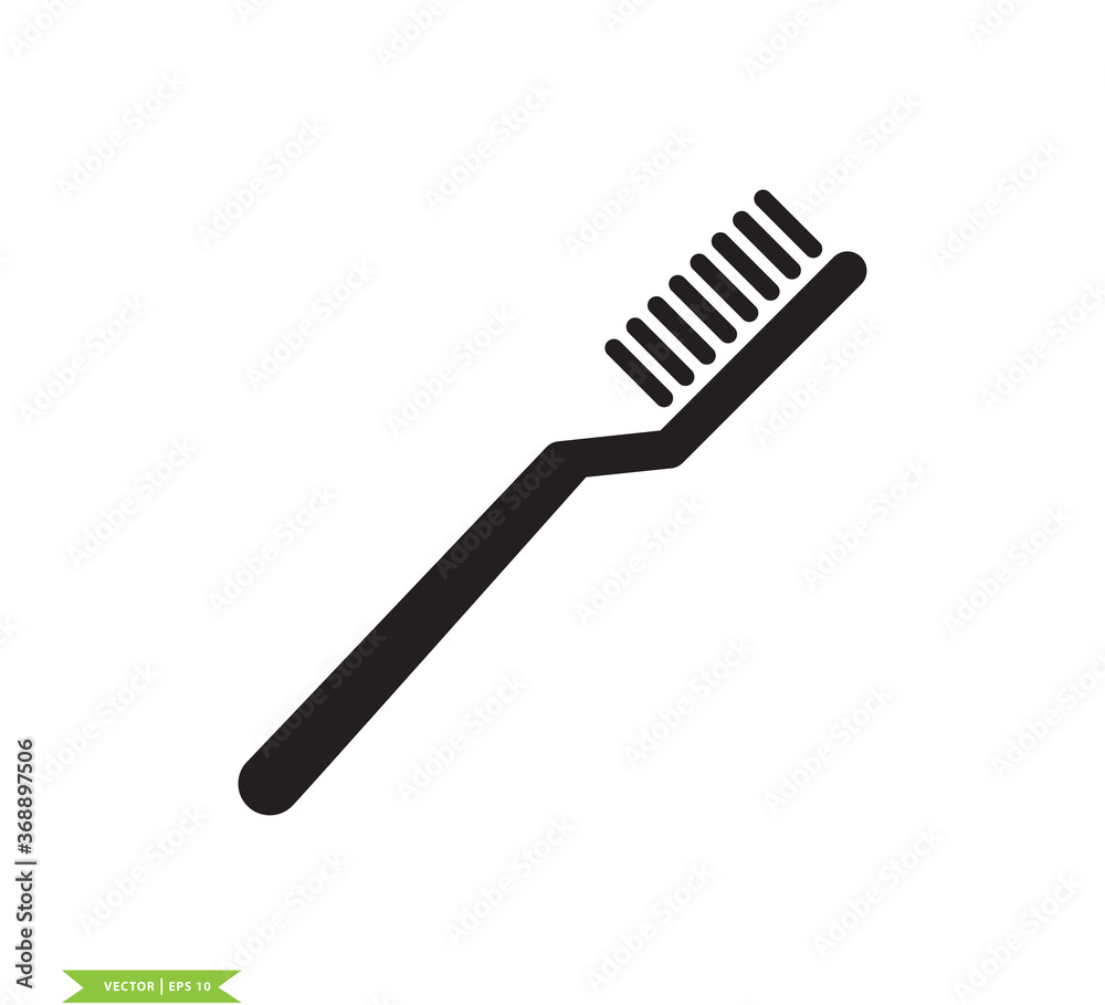 Tooth brush icon vector logo design template Tooth brush icon vector logo design template