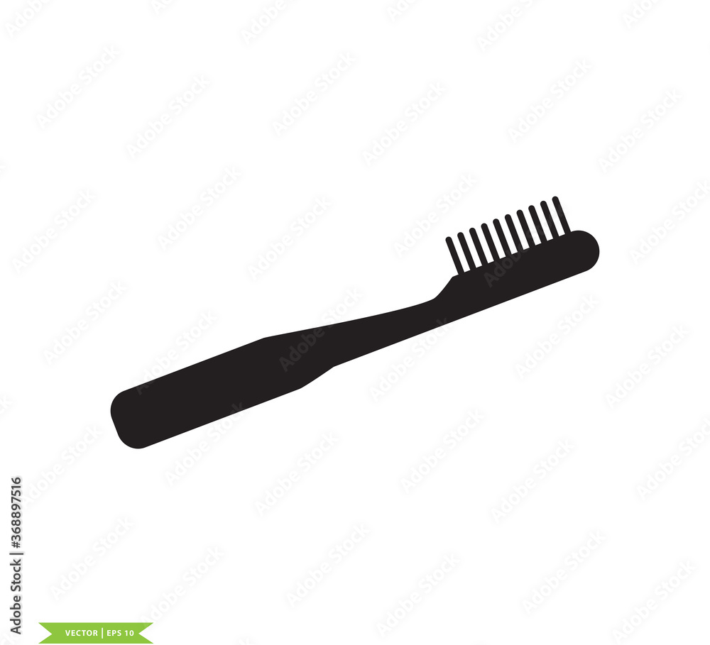 Tooth brush icon vector logo design template Tooth brush icon vector logo design template