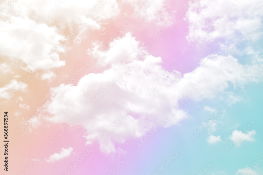 Cloud and sky with a pastel colored background and wallpaper, abstract sky background in sweet color. Cloud and sky with a pastel colored background and wallpaper, abstract sky background in sweet color.