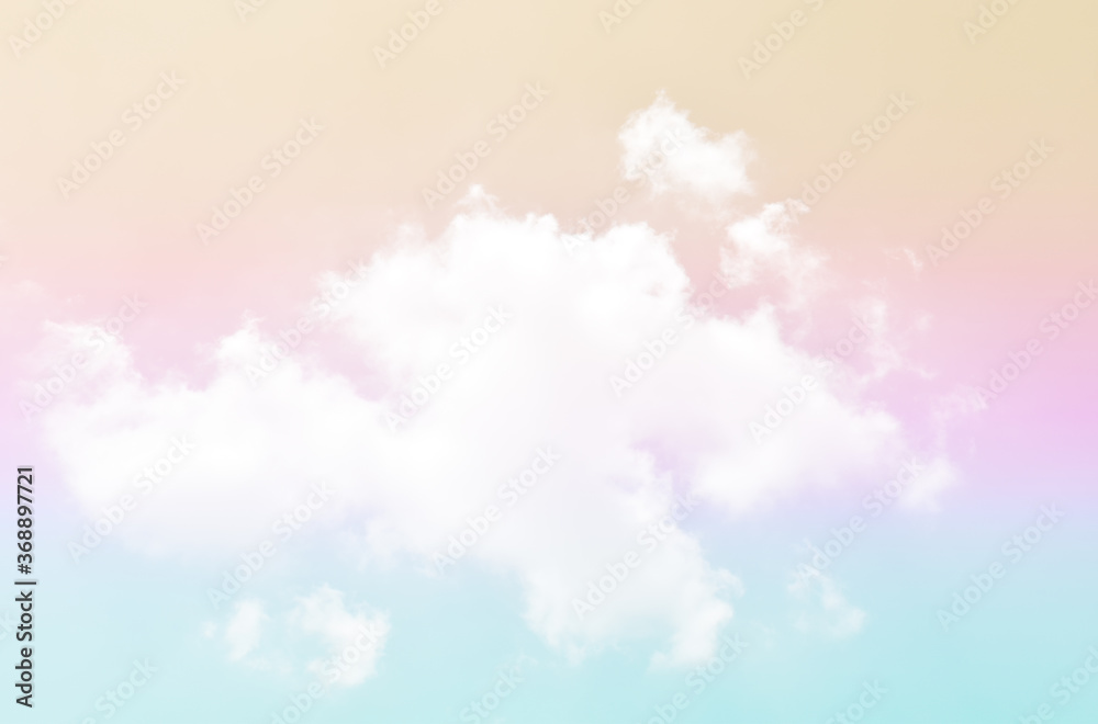 Cloud and sky with a pastel colored background and wallpaper, abstract sky background in sweet color.
Cloud and sky with a pastel colored background and wallpaper, abstract sky background in sweet color.