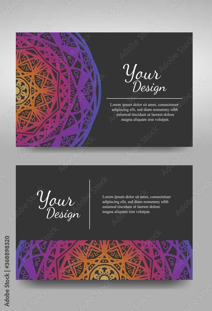 Bussiness card With mandala