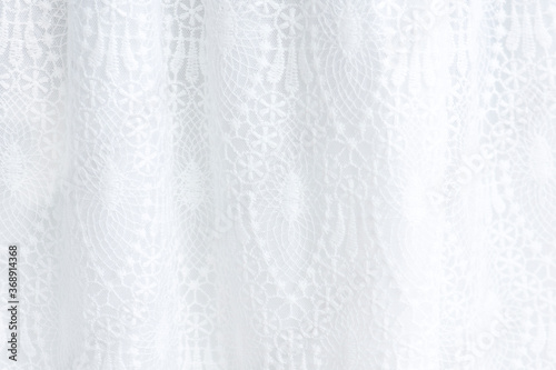 Lace fabric background, white lace fabric