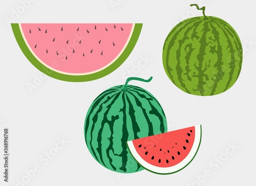 set of watermelons