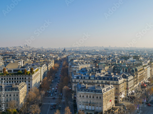 panoramic aerial view of paris © Eduardo Frederiksen