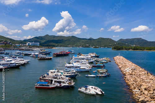Beautiful sea landscape in Sai Kung of Hong Kong