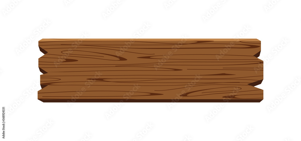 plank signage, wooden plank dark brown isolated on white, wood board  horizontal old, empty planks wood, wooden sign for copy space text, wood  plank for signage, wood plank cartoon style Stock Vector |