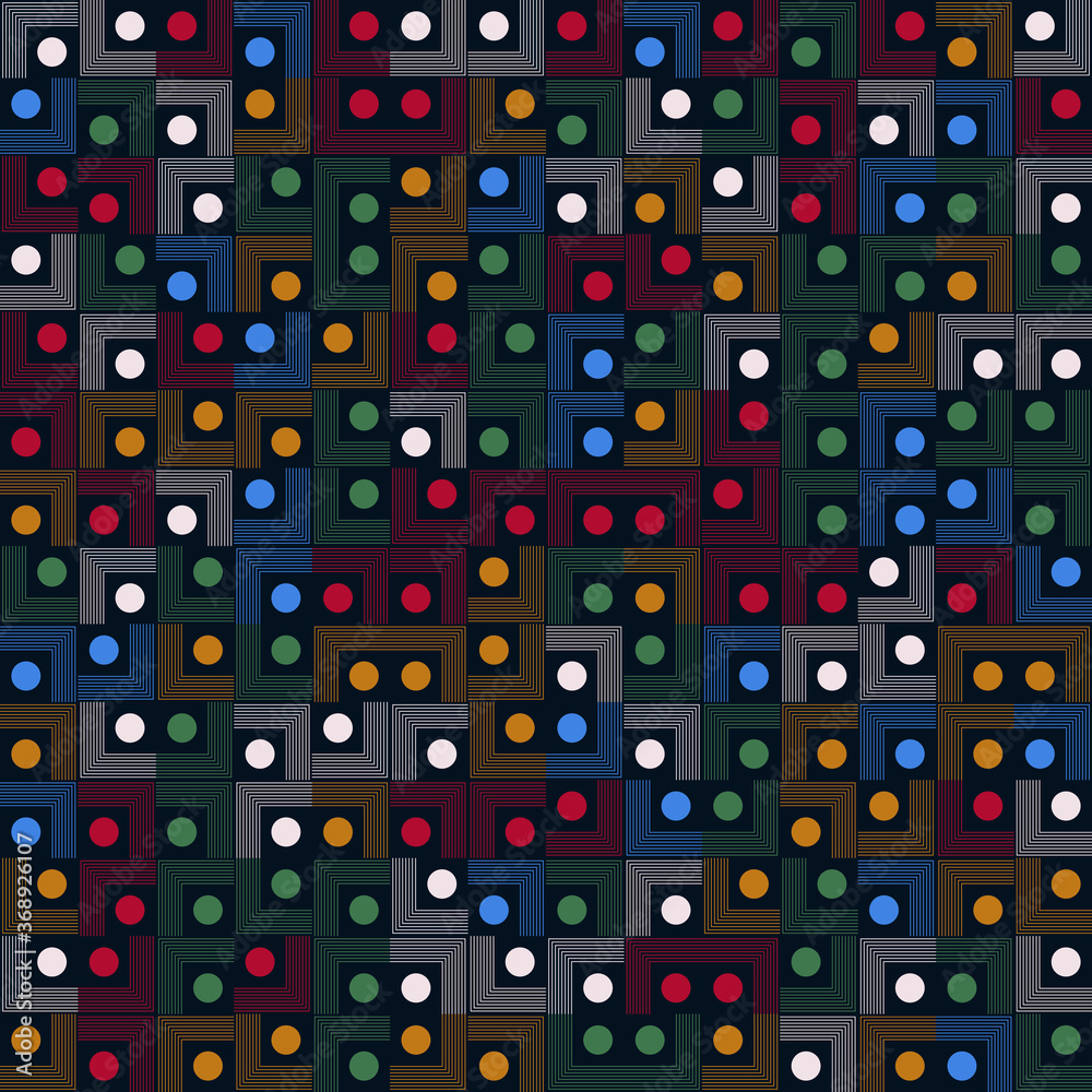 Mosaic Abstract Vector Pattern Design Mosaic Abstract Vector Pattern Design