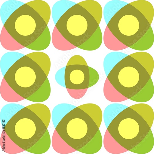 Abstract geometric pattern vector illustration. Colorful background.