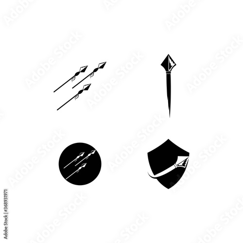 Spear logo vector