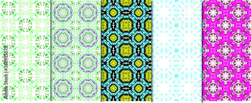 seamless pattern with colorful circles