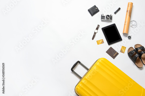 Set of travel accessories o...