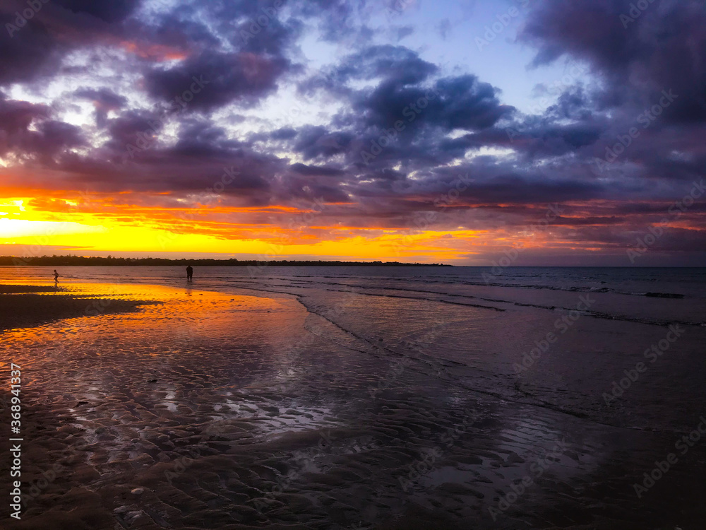 Obraz premium sunset on the beach