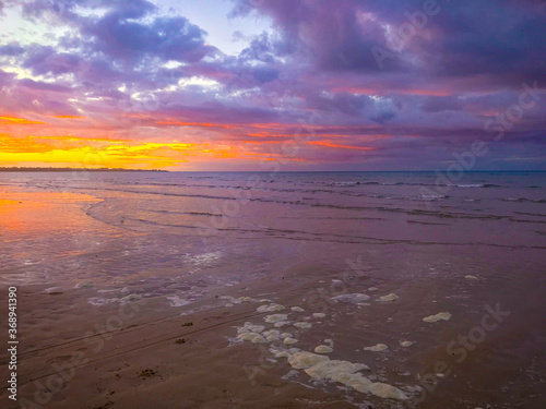 sunset on the beach © Daniel