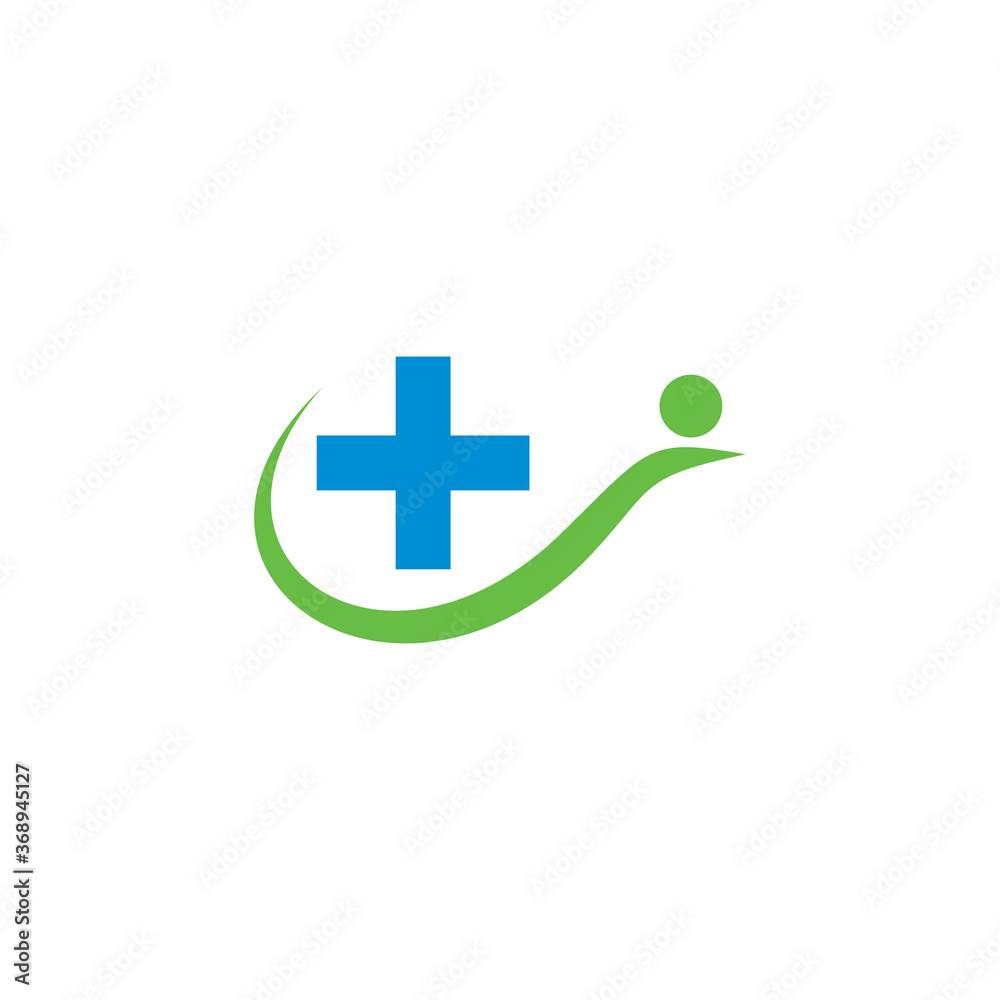Fototapeta premium medical care logo , healthy logo