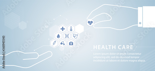 health care and science icon pattern medical innovation concept