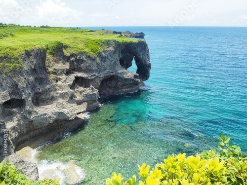 Fototapeta Naklejka Na Ścianę i Meble -  Manza Cape in okinawa, JAPAN