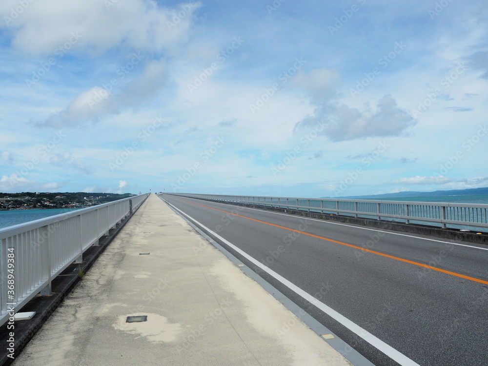 Kouri Bridge in okinawa, JAPAN Kouri Bridge in okinawa, JAPAN