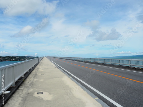 Kouri Bridge in okinawa, JAPAN