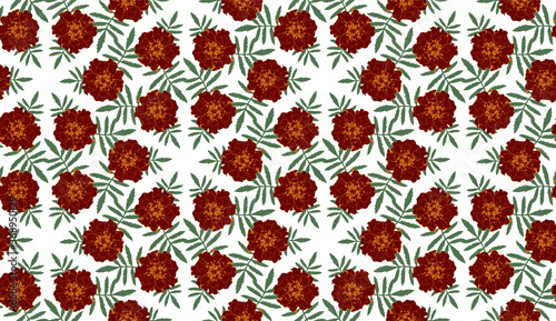 Seamless pattern with brown...