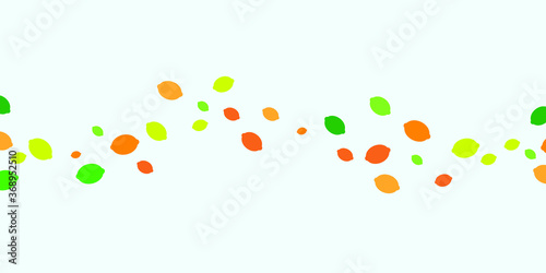 Colorful illustration with abstract lemons. Best design for your ad, poster, banner.