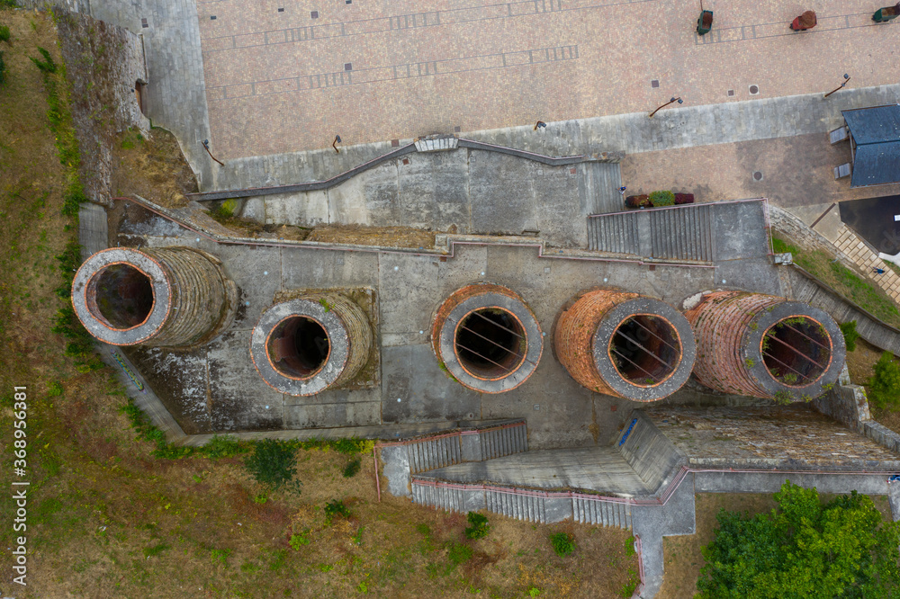Aerial view of the Pontenova ovens